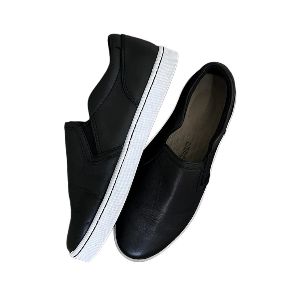 Clarks Leather Slip Ons